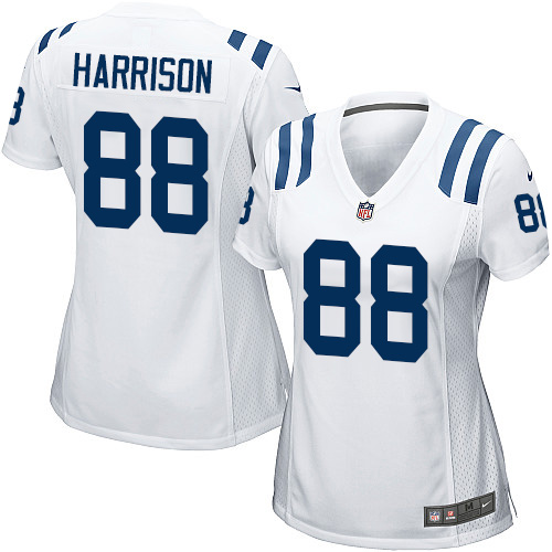 Women's Game Marvin Harrison Nike Jersey White Road - #88 NFL Indianapolis Colts